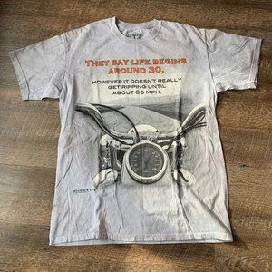 3D-Tees by Mountain T-Shirt SZ L EUC Motorcycle Rare Vintage Tee